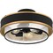Quoizel Lockwood 3-Light Earth Black Semi-Flush Mount QSF5572EK - alternate 3